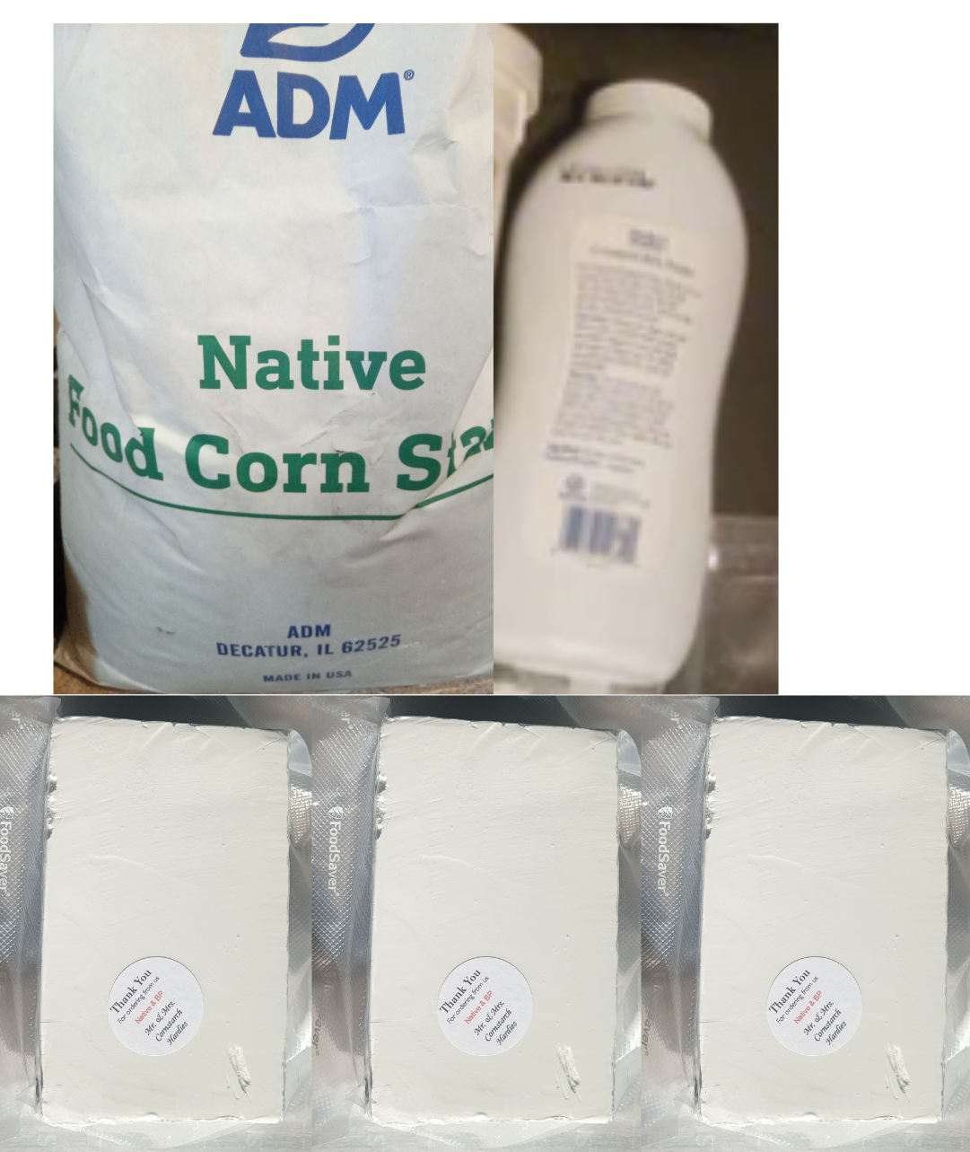 3 Native BP Bricks – Mr. & Mrs.Cornstarch Hardies