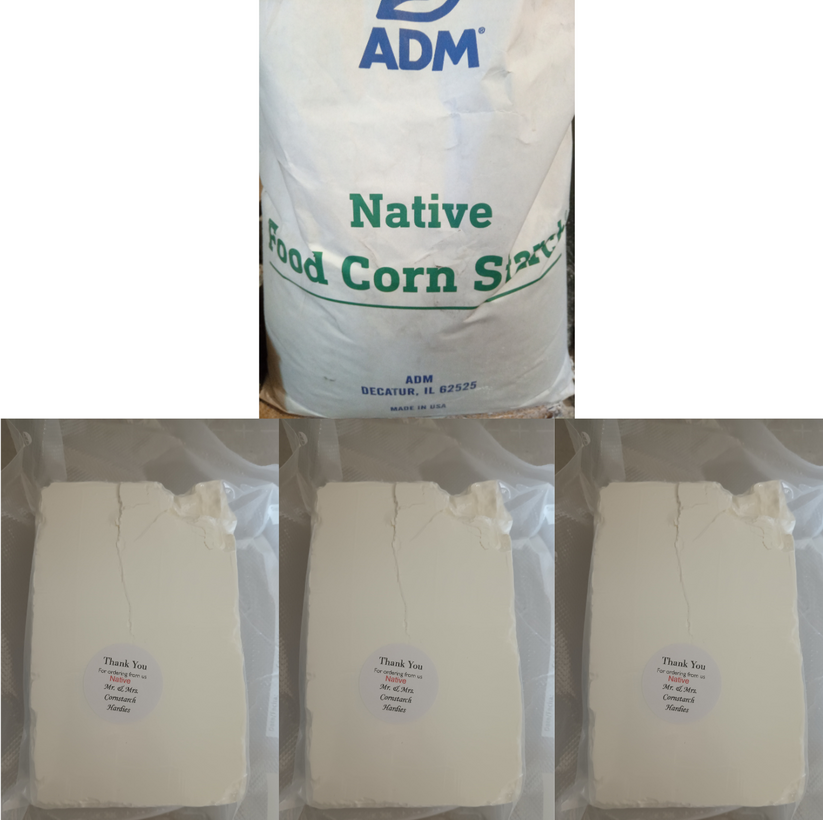 3 Native Chunks – Mr. & Mrs.Cornstarch Hardies