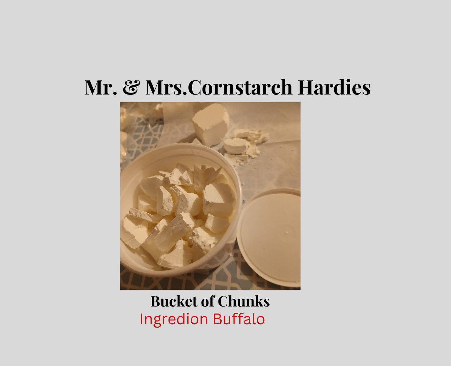 Bucket Ingredion Buffalo Chunks