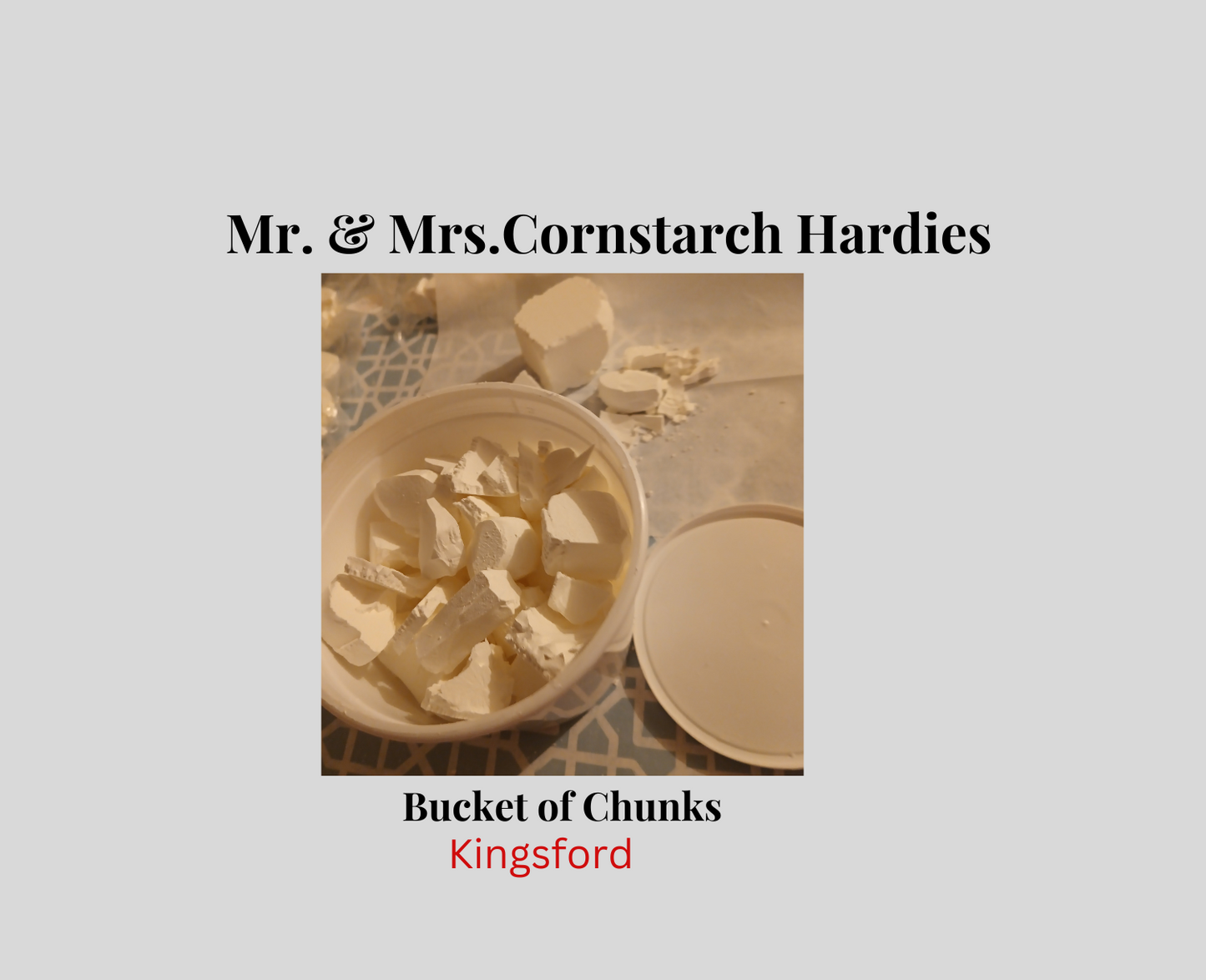 Bucket Kingsford Chunks