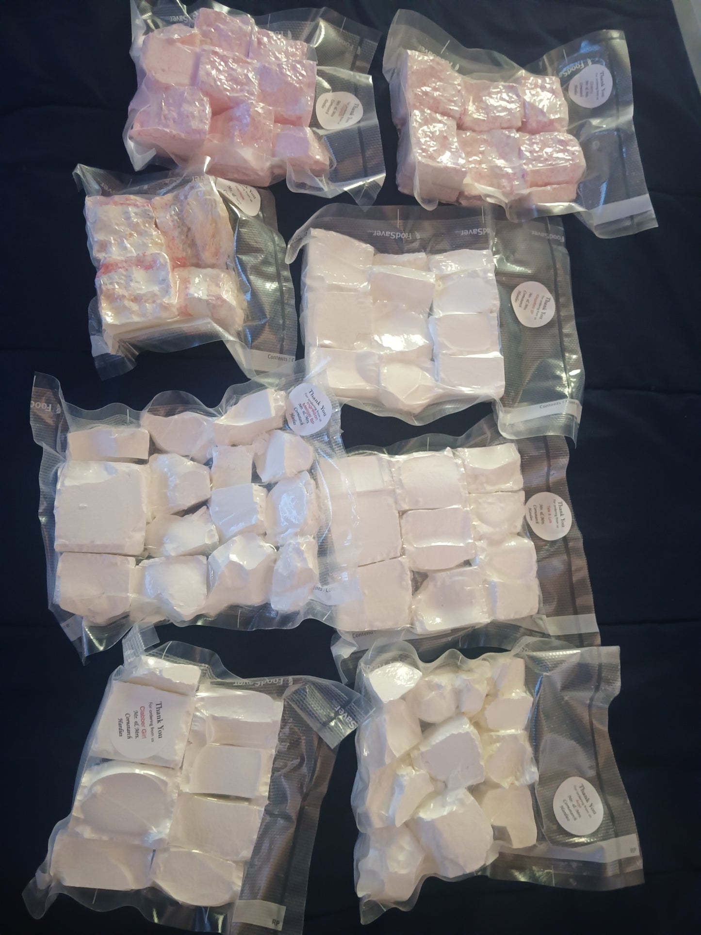 Thick Press Samples -  Argo, Clabber Girl, Cherry, Ingredion Meoljel BP, Kingsford BP, Tate &amp; Lily, Tropical, Rainbow